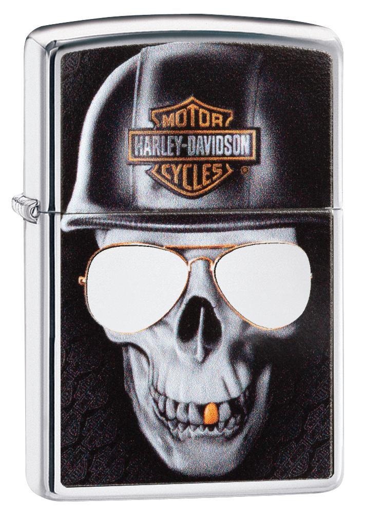 Brichetă Zippo 29739 Harley Davidson-Skull & Sunglasses