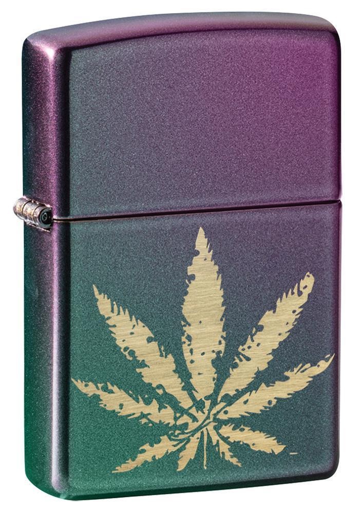 Brichetă Zippo 49185 Iridescent Marijuana Leaf