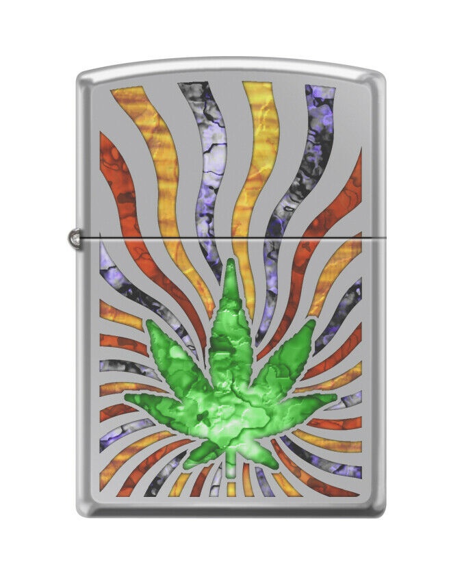 Bricheta Zippo 0194 Marijuana Leaf Fusion Design