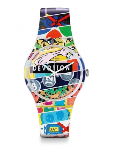 Ceas de dama Swatch White Loop SUOZ170