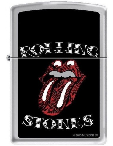 Bricheta Zippo Rolling Stones Logo 2697