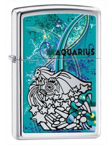 Bricheta Zippo Aquarius - Zodiac 24929