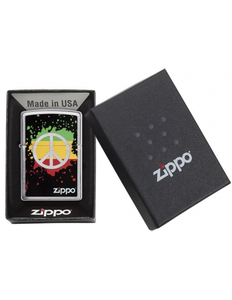 Bricheta Zippo 29606 Peace Sign