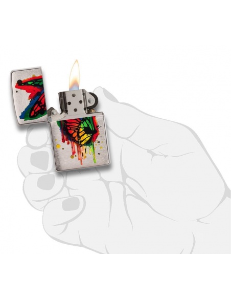 Bricheta Zippo 29392 Butterfly