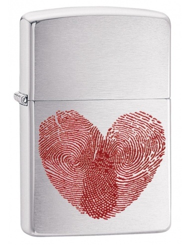 Bricheta Zippo 29068 Heart Fingerprint