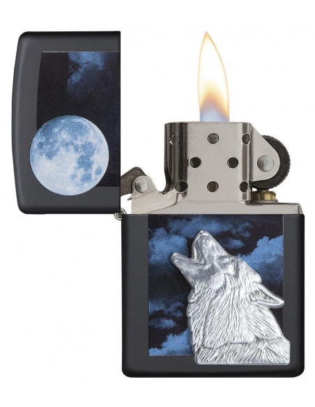 Bricheta Zippo 28879 Howling Wolf