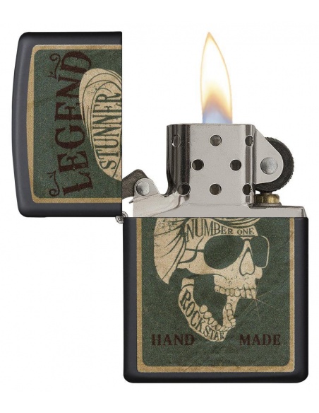 Bricheta Zippo 29630 Legendary Rocker Skull