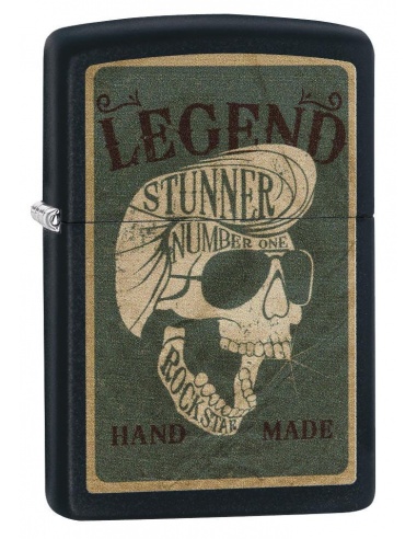 Bricheta Zippo 29630 Legendary Rocker Skull