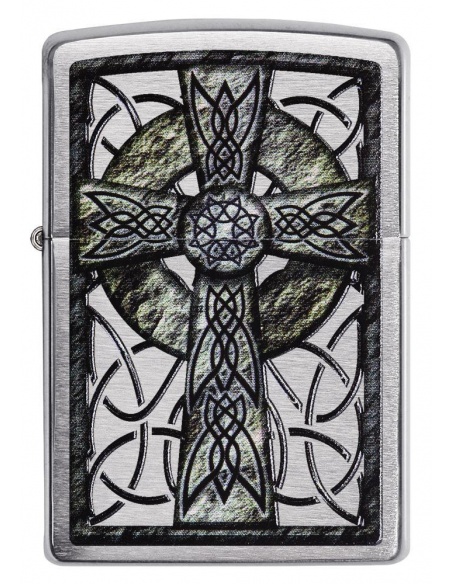 Bricheta Zippo 29622 Celtic Cross Design