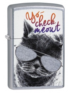 Bricheta Zippo 29619 Cat With Glasses