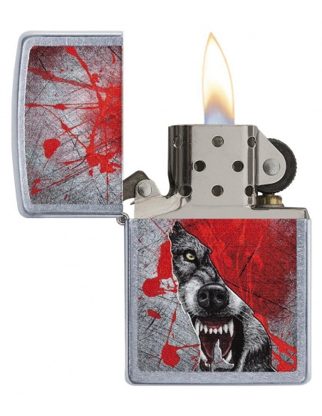 Bricheta Zippo 29344 Wolf Grunge  