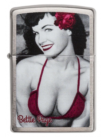 Bricheta Zippo 29439 Bettie Page Pinup Girl