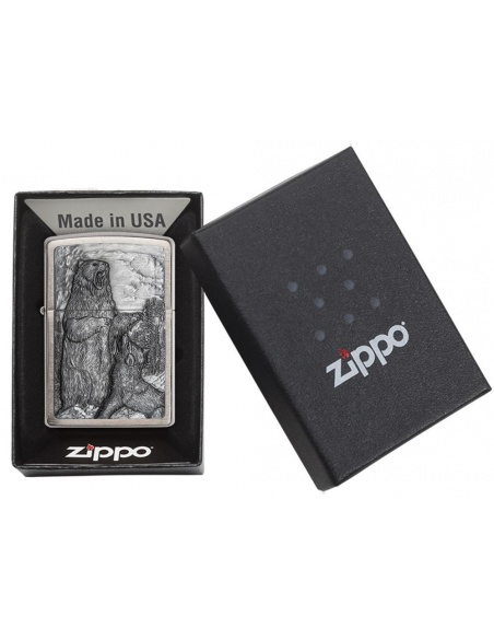 Bricheta Zippo 29636 Bear vs. Wolf