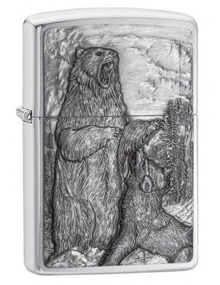 Bricheta Zippo 29636 Bear vs. Wolf