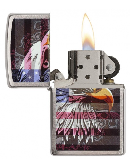 Bricheta Zippo 28652 Eagle and Flag