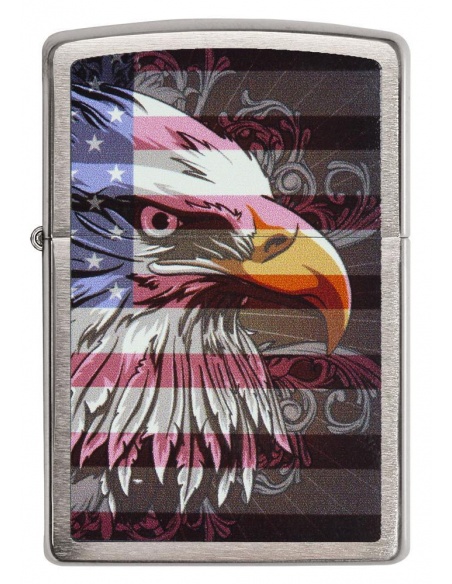 Bricheta Zippo 28652 Eagle and Flag