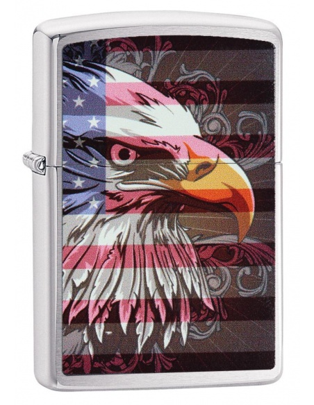 Bricheta Zippo 28652 Eagle and Flag