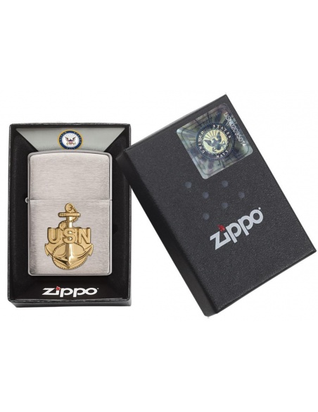 Bricheta Zippo 280ANC Navy Anchor Crest Emblem