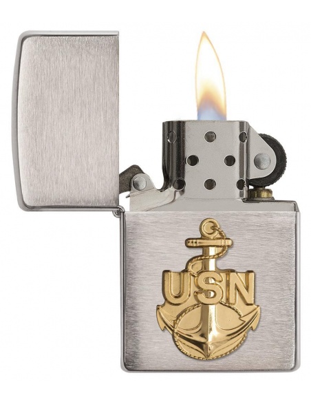 Bricheta Zippo 280ANC Navy Anchor Crest Emblem