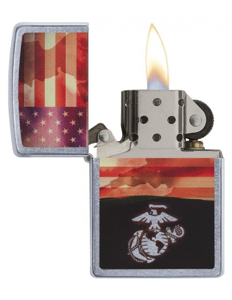 Bricheta Zippo 29123 US Flag Soldier