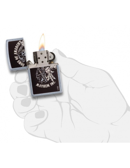 Bricheta Zippo 29582 Sons of Anarchy Mayhem Inc