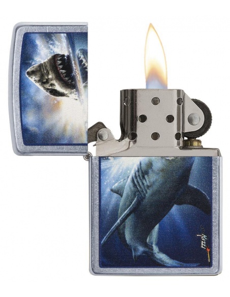 Bricheta Zippo 29568 Mazzi Shark Attack