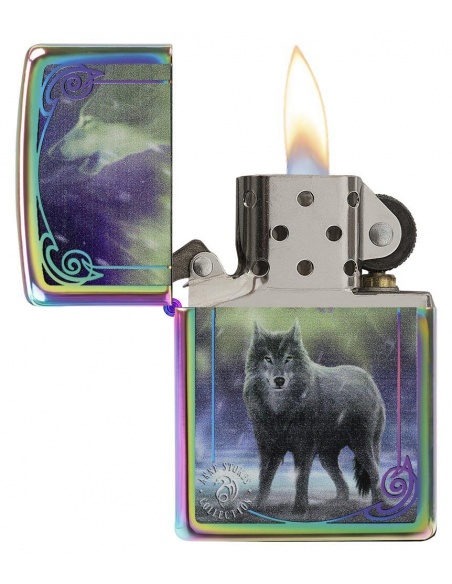 Bricheta Zippo 29348 Anne Stokes Wolf Spectrum