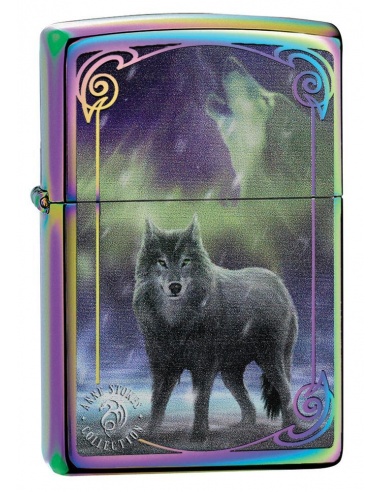 Bricheta Zippo 29348 Anne Stokes Wolf Spectrum