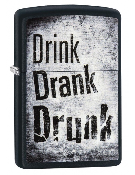 Bricheta Zippo 29618 Drink-Drank-Drunk