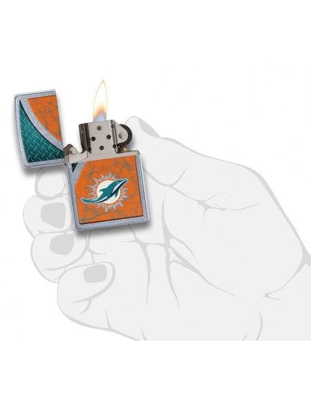 Bricheta Zippo 29367 Miami Dolphins NFL 