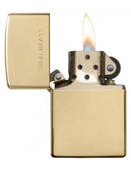 Bricheta Zippo 254 High Polish Solid Brass