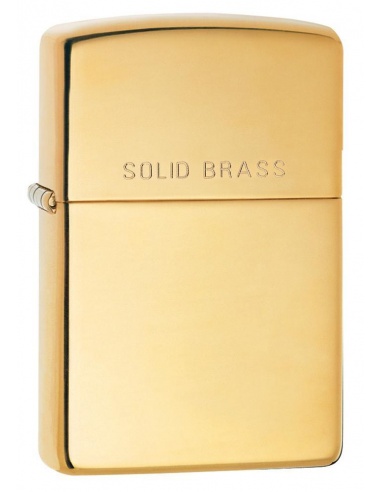 Bricheta Zippo 254 High Polish Solid Brass