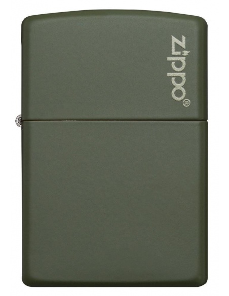 Bricheta Zippo 221ZL Green Matte with Zippo Logo