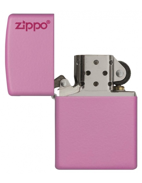 Bricheta Zippo 238ZL Pink Matte with Zippo Logo