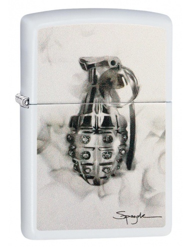 Bricheta Zippo 29845 Spazuk-Diamond Studded Hand Grenade