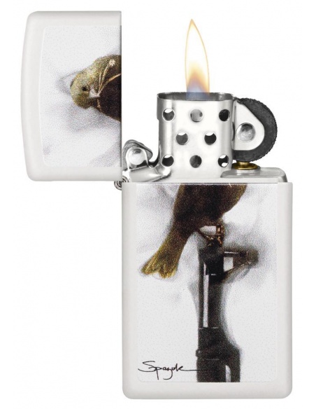 Bricheta Zippo 29848 Spazuk-Bird Sitting on a Gun