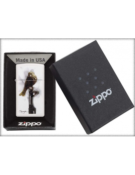 Bricheta Zippo 29848 Spazuk-Bird Sitting on a Gun