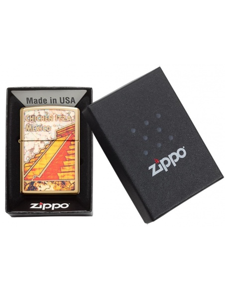 Bricheta Zippo 29826 Pyramid-Chichen Itza-Mexico