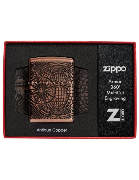 Bricheta Zippo 29853 World Map