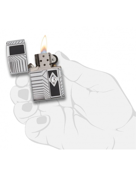 Bricheta Zippo 29669 Swarovski