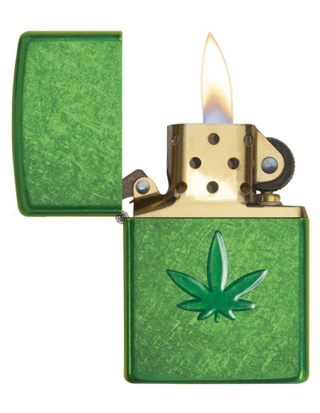 Bricheta Zippo 29662 Marijuana Leaf