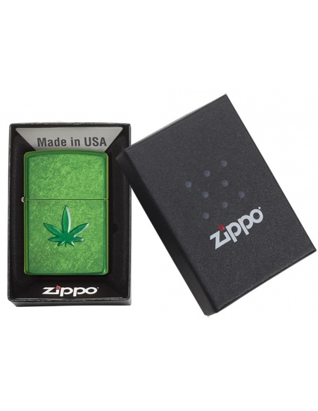 Bricheta Zippo 29662 Marijuana Leaf