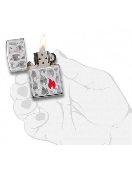 Bricheta Zippo 29678 Flames