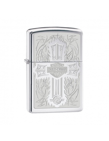 Bricheta Zippo 28982 Harley Davidson-Cross