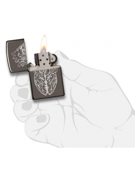 Bricheta Zippo 29728 Heart and Brain