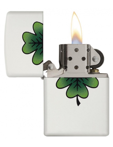 Bricheta Zippo 29723 4 Leaf Clover Design