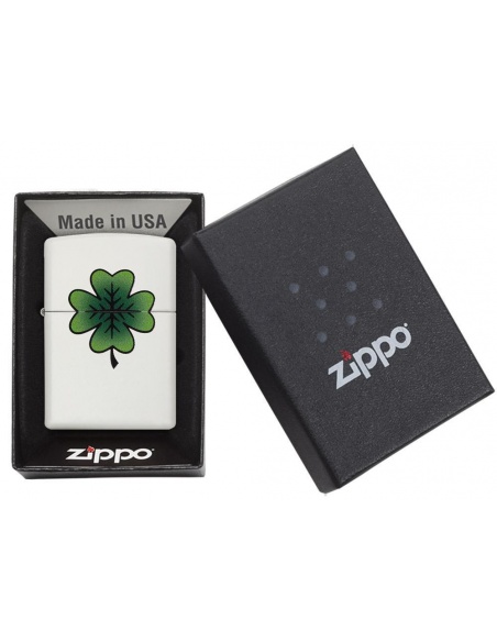 Bricheta Zippo 29723 4 Leaf Clover Design