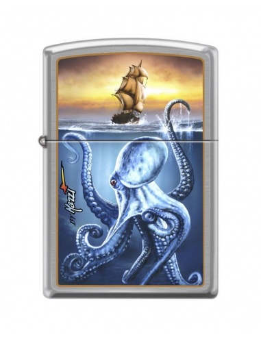 Bricheta Zippo 3536 Mazzi Sea Monster Ship