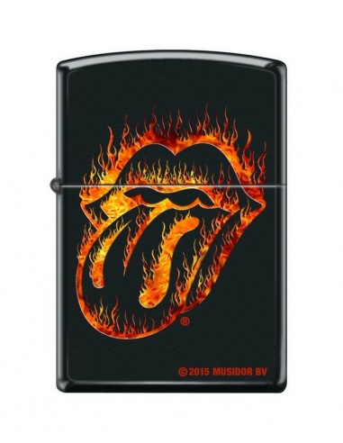 Bricheta Zippo 1242 Rolling Stones Tongue Logo