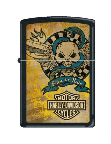 Bricheta Zippo 2573 Harley Davidson-Skull